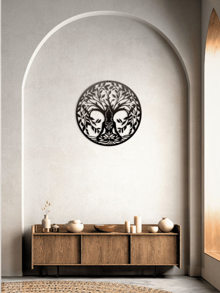 VITARA HAYAT AĞACI METAL DUVAR TABLOSU