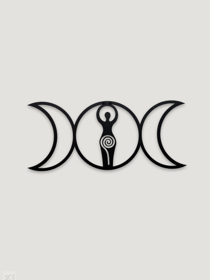 LUNA VITAE AY DÖNGÜSÜ METAL DUVAR TABLOSU