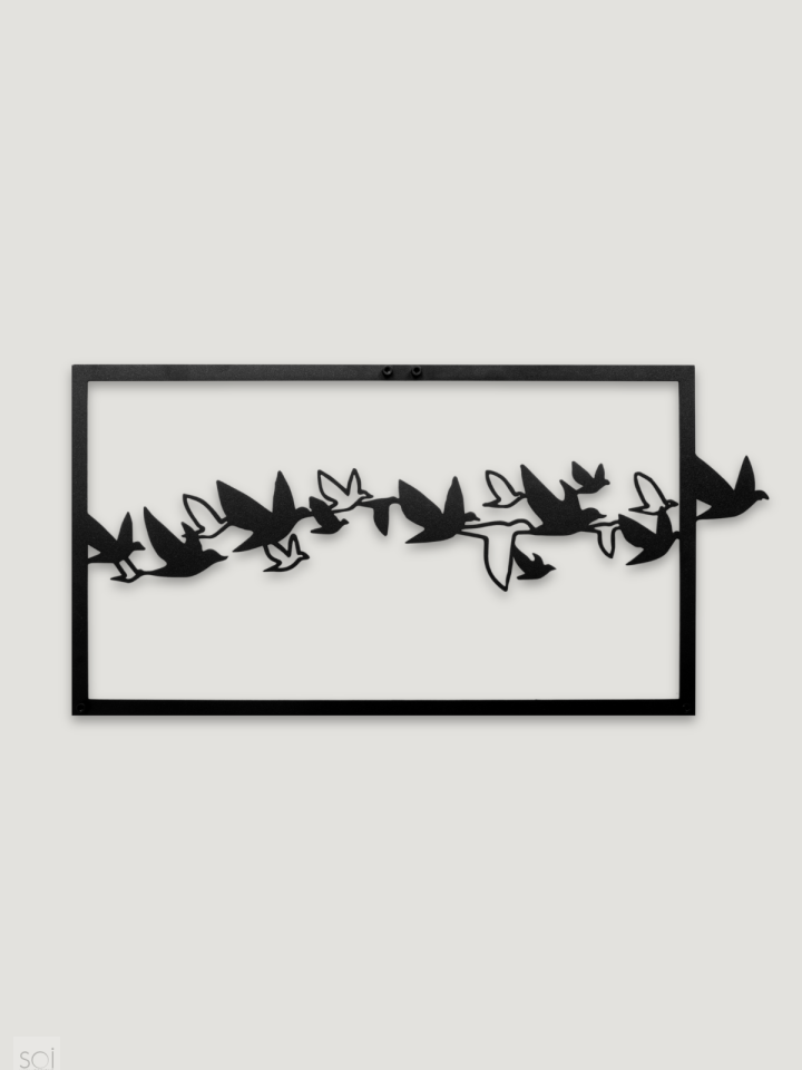 THE UNBOUND UÇAN KUŞLAR METAL DUVAR TABLOSU